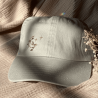 Casquette 100% coton brodée main astro & nature – Artisanat français - Alobélise Créations