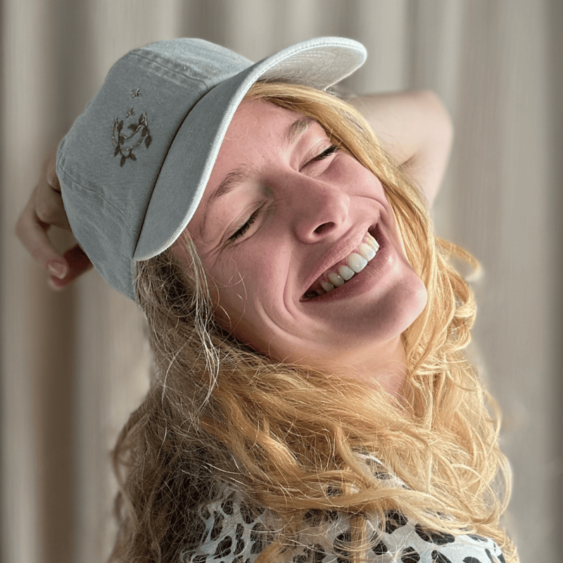 Casquette 100% coton brodée main astro & nature – Artisanat français - Alobélise Créations