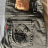 Jean 511 Slim brodé Terminator - Alobélise Créations
