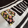 Tee-shirt brodé Logo Fleuri - Alobélise Créations