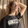 Tee-shirt brodé Logo Fleuri - Alobélise Créations