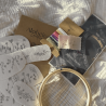 Kit de broderie florale DIY – motifs de fleurs à broder sur jean et vêtements