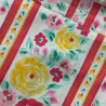 Sac Banane Denim brodé de roses pastel - Alobélise Créations