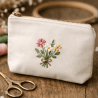 Trousse broderie fleurie initiation broderie Alobélise Créations