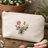 Atelier Broderie Débutant à Asnières - Trousse Fleurie à Broder