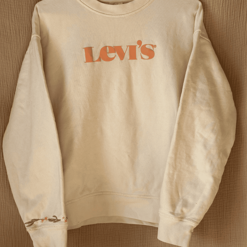 Sweatshirt Jonquilles - Alobélise Créations