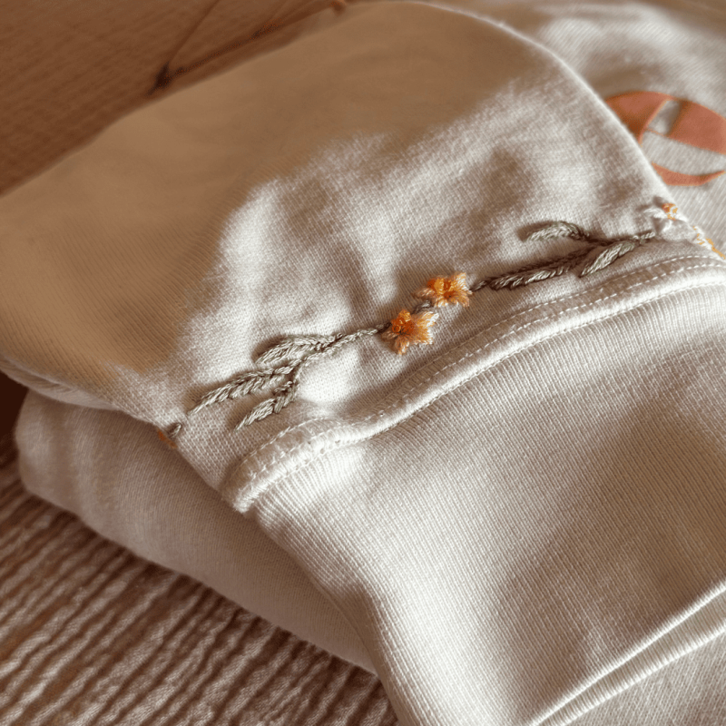 Sweatshirt Jonquilles - Alobélise Créations