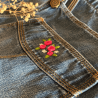 Robe salopette roses - Alobélise Créations