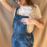 Robe salopette roses - Alobélise Créations