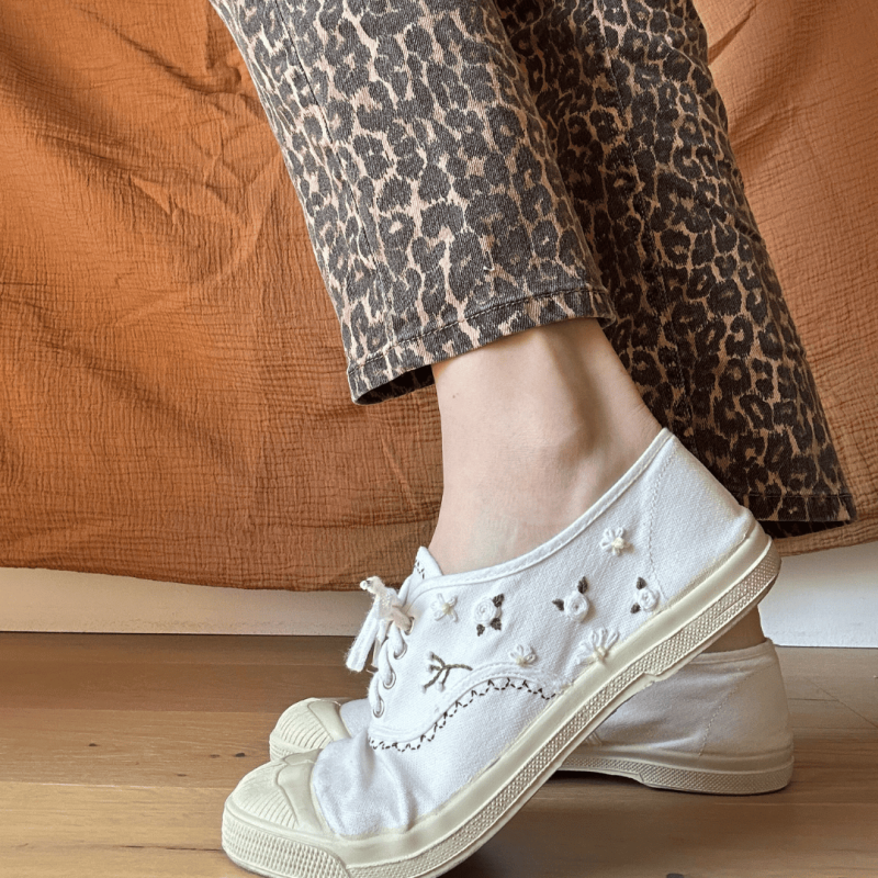 Baskets personnalisées brodées sur mesure - Alobélise Créations